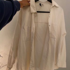 H & m stylish button up! Medium